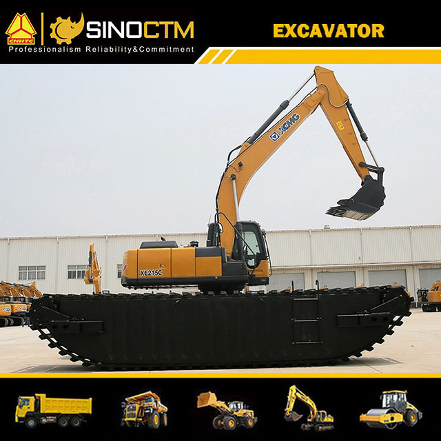 XCMG XE215S Amphibious Excavator 