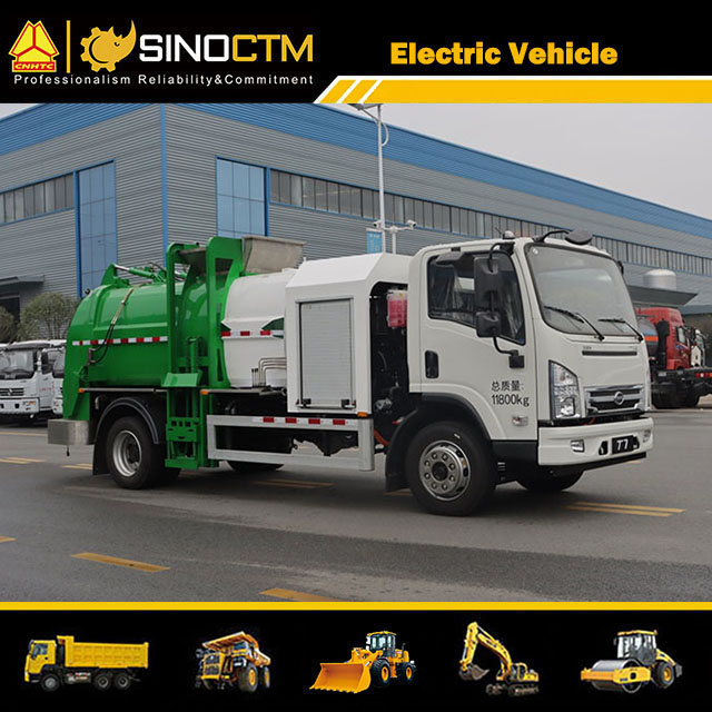 BYD Electric Side Bin Lifter Kitchen Garbage Truck 7 CBM