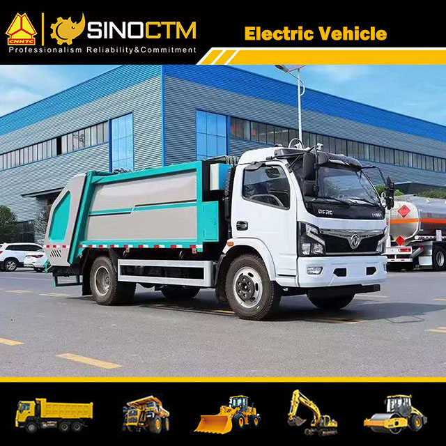 Electric Compression Garbage Truck 8 CBM