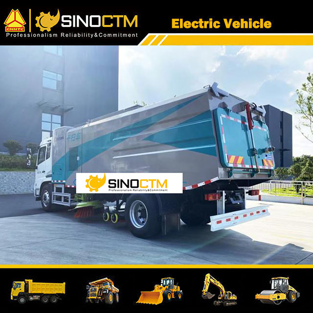 DONGFENG Electric Vacuum Sweeper Truck 8CBM