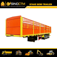 Four Axle Stake semi trailer 