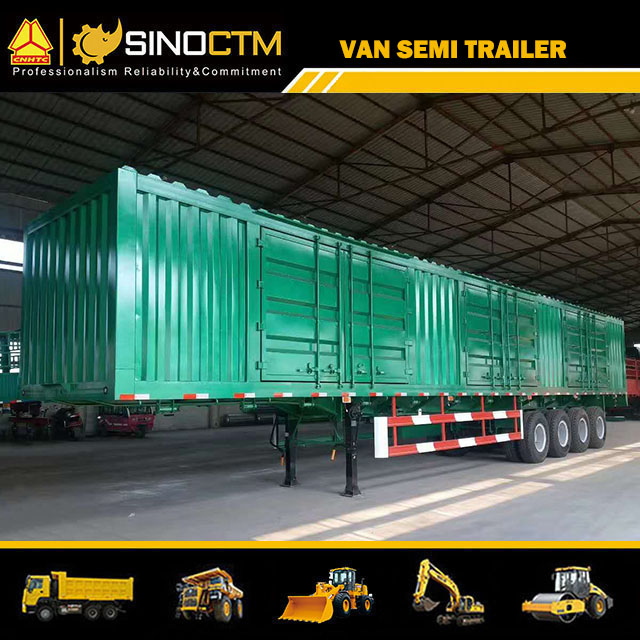 Four Axle Van semi trailer 