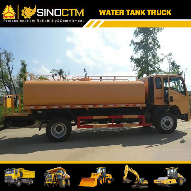 Plastic Water Tank Truck For Transportation With Hose