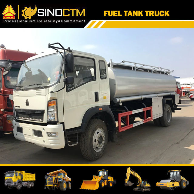 Low Profile Hydraulic Fuel Tank Truck For Transportation