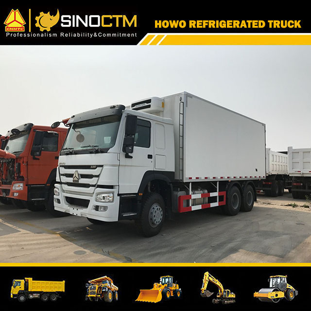 SINOTRUK HOWO 6X4 Refrigerated Truck 25ft