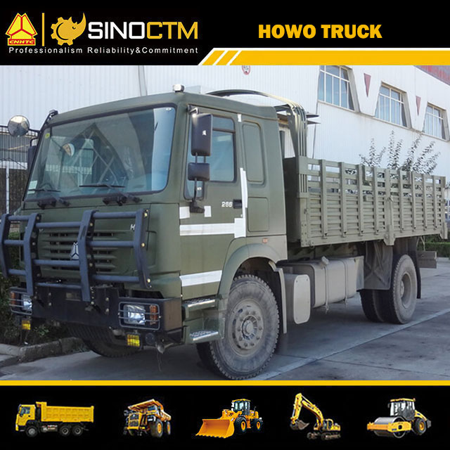 SINOTRUK HOWO Troops Carrier Truck 4x4 15FT