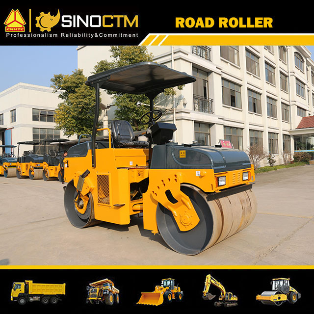 YZC4 DOUBLE DRUM VIBRATORY ROLLER 4T