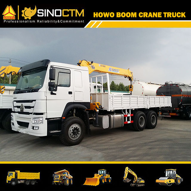 SINOTRUK HOWO 6x4 Boom Truck 12T Crane