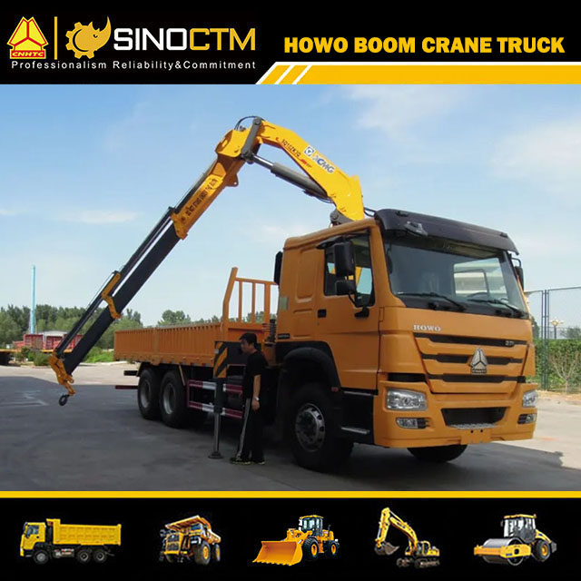 SINOTRUK HOWO 6x4 Boom Truck 10T Crane