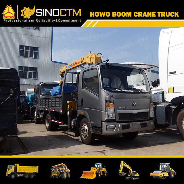 SINOTRUK HOWO 4X2 Light Boom Truck 4T