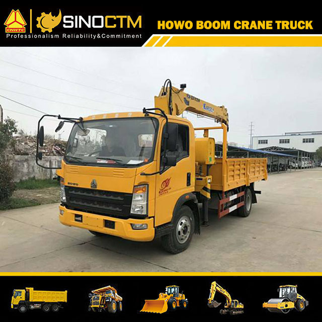 SINOTRUK HOWO 4X2 Light Boom Truck 6T