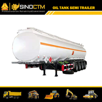 Four Axles 60cbm Oil Tank Semi-trailer