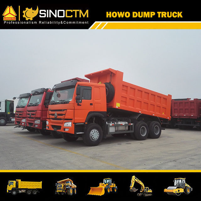 SINOTRUK HOWO 6X4 Dump Truck ZZ3257N3647A Front Lift