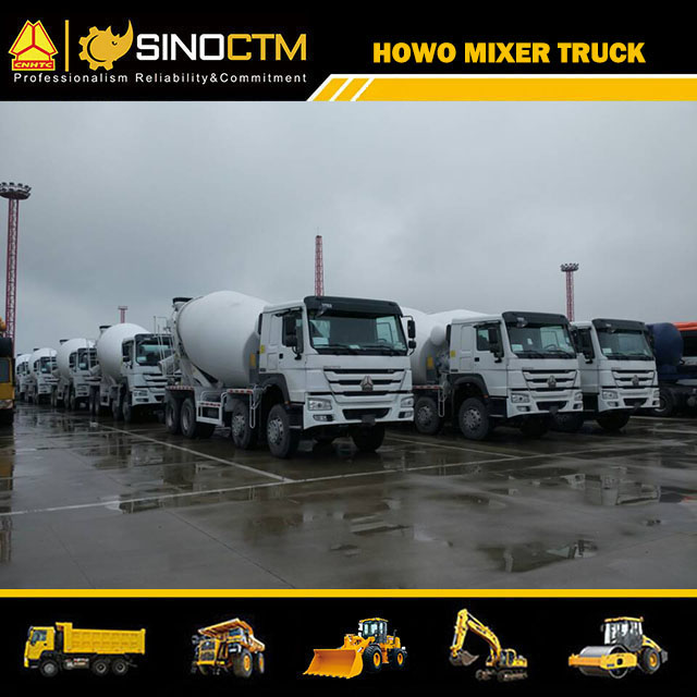 SINOTRUK HOWO 8X4 Concrete Mixer Truck 12cbm