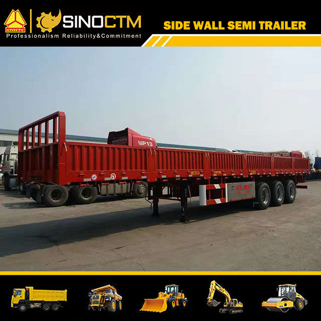 Three axles 60 ton Bulk Grain Bin Trailer