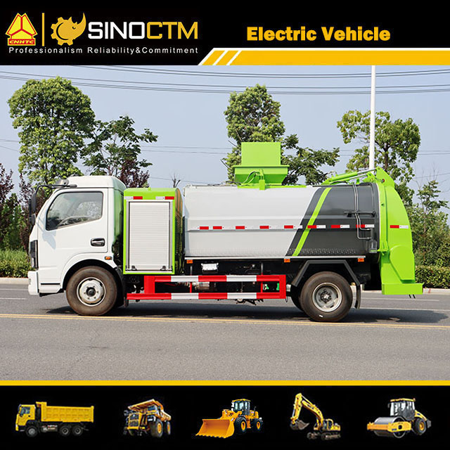 DONGFENG Electric Side Bin Lifter Garbage Truck 5 CBM