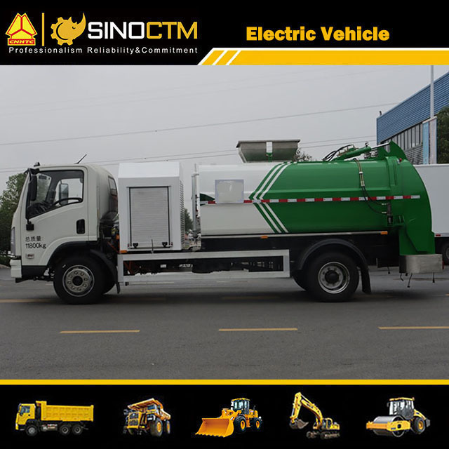 BYD Electric Side Bin Lifter Kitchen Garbage Truck 7 CBM