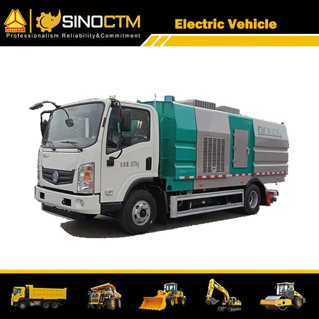 DONGFENG Electric Vacuum Sweeper Truck 5.5CBM