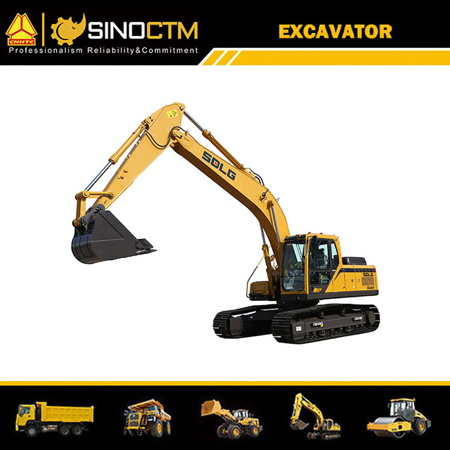 Retractable Chassis Hydraulic Digging Excavator