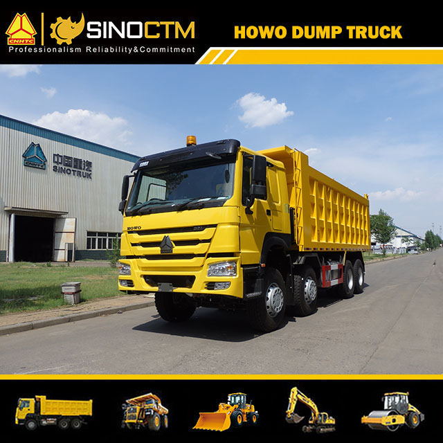 Quad Axle Stable Quarry Dump Truck