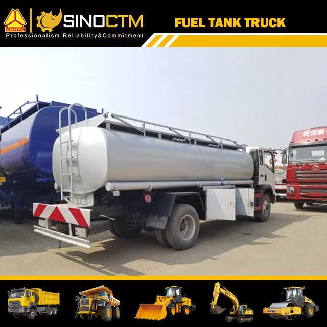 Low Profile Hydraulic Fuel Tank Truck For Transportation