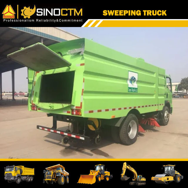 Dual Diesel Fuel Tank Truck For Garbage