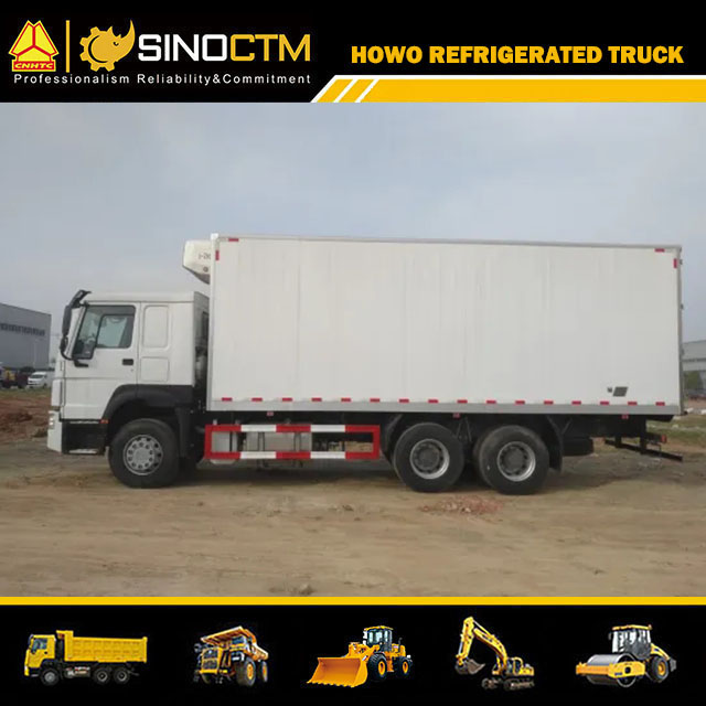 SINOTRUK HOWO 6X4 Refrigerated Truck 25ft