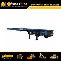 Four Axle Flatbed Semi-Trailer 60T