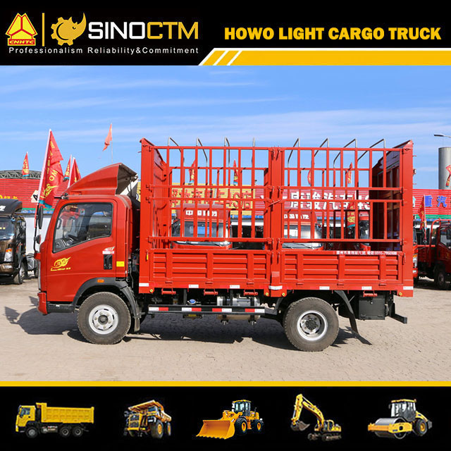 SINOTRUK HOWO 4X2 Stake Cargo Truck 14FT