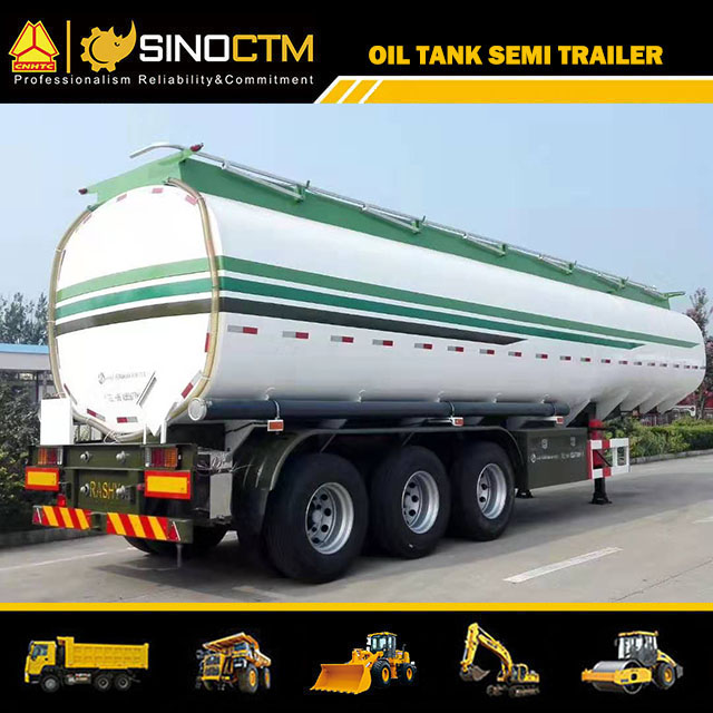 Three Axles 35CBM Oil Tanker Semi-Trailer