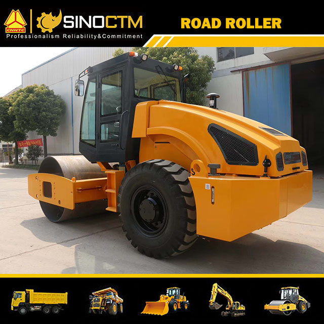 JM610H FULL HYDRAULIC SINGLE DRUM VIBRATORY ROLLER 10T