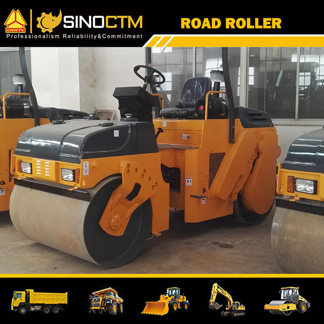 JM2045H FULL HYDRAULIC TIRE COMBINED VIBRATORY ROLLER 4.5T