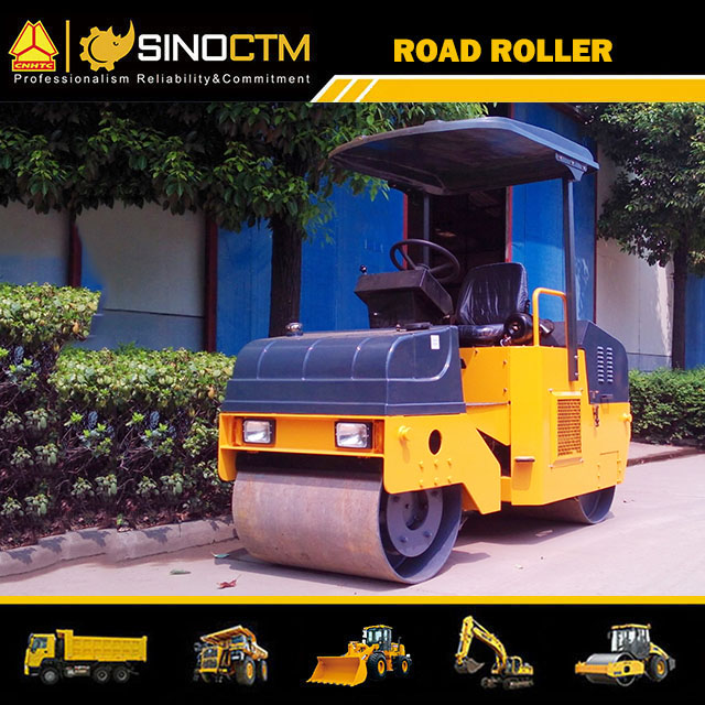 DOUBLE DRUM VIBRATORY ROLLER 2T