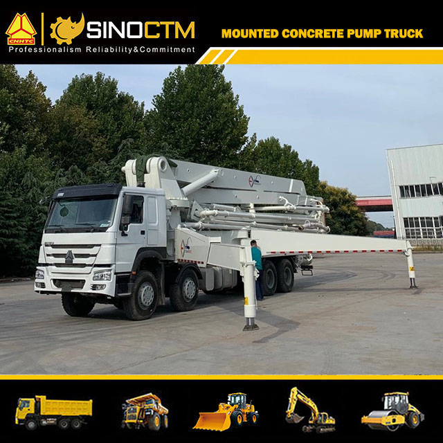 HOWO Boom Concrete Pump Truck（52m） 