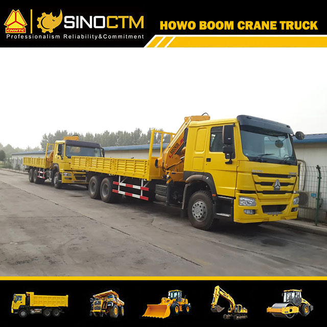 SINOTRUK HOWO 6x4 Boom Truck 8T Crane