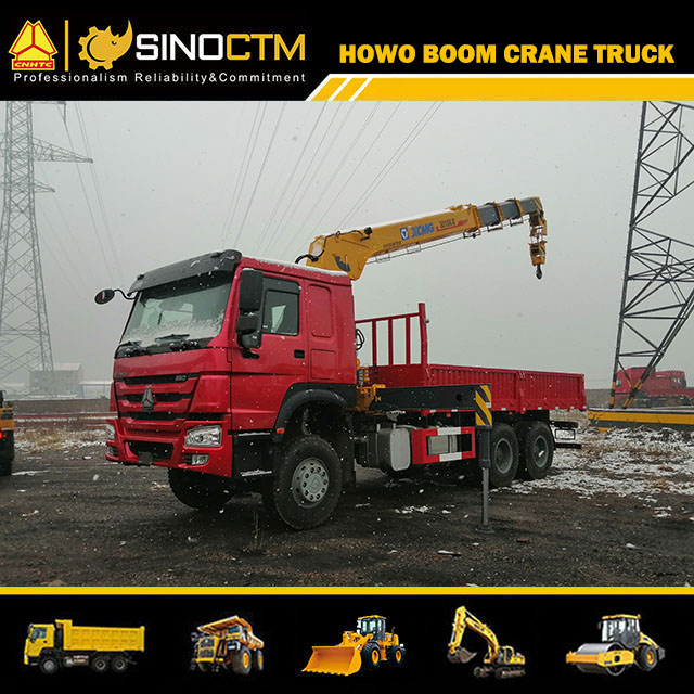 SINOTRUK HOWO 6x4 Boom Truck 12T Crane