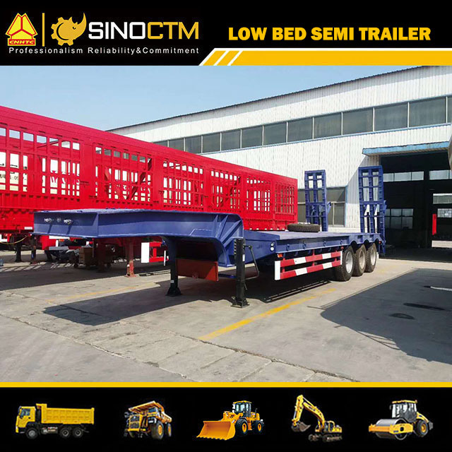 Three Axle Low Bed Semi-Trailer(60T)