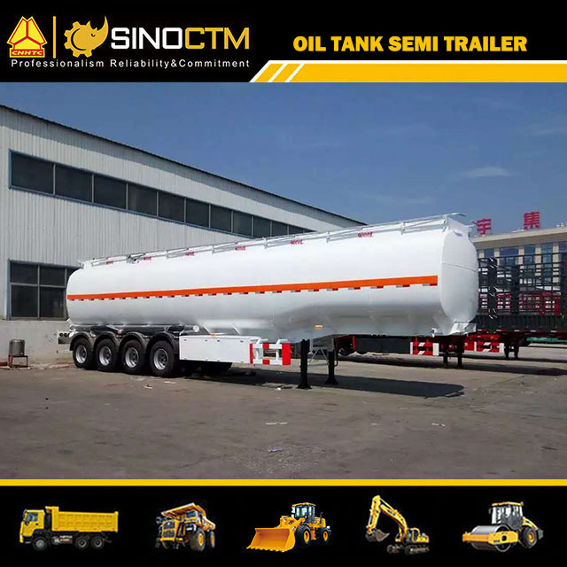 Four Axles 60cbm Oil Tank Semi-trailer