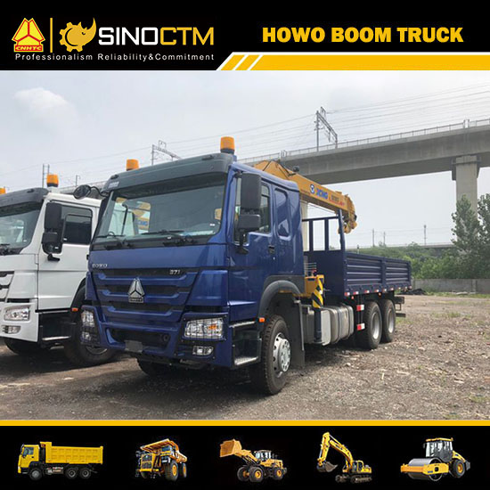 SINOTRUK HOWO 6X4 Boom Crane Truck