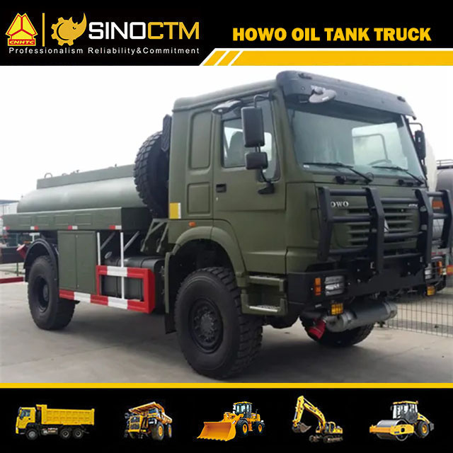 SINOTRUK HOWO 4X4 Fuel Tank Truck 12cbm