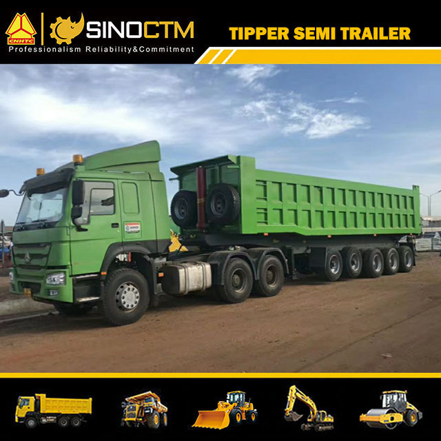 Five Axle Dump Semi-Trailer