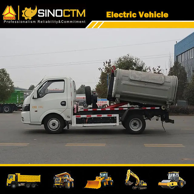 BYD Electric Hook Lift Garbage Truck 2.5 CBM