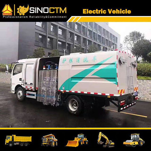 DONGFENG Electric Road Guardrail Cleanout Vehicle 4 CBM