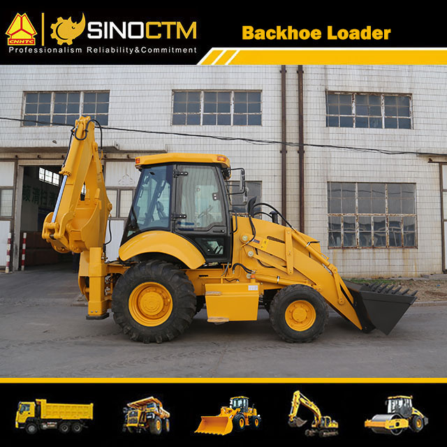 Telehandler Hydraulic Wheel loader With Backhoe