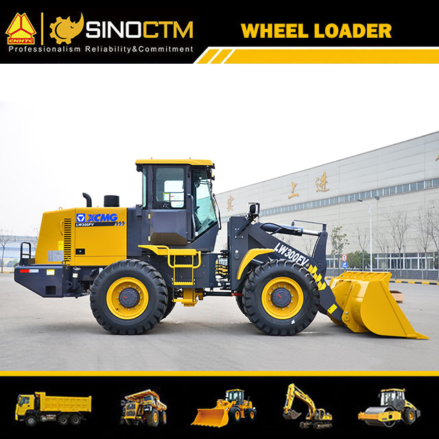 Spring Loaded Compact Wheel loader For Projects