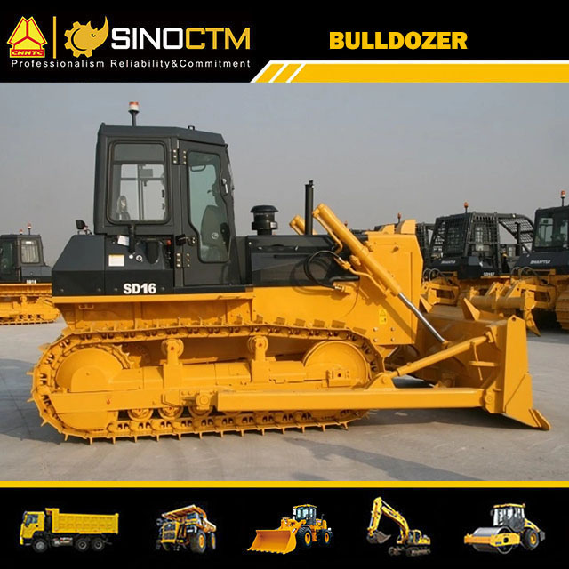 Semi-Rigid Suspended Electric Earth Moving Bulldozer