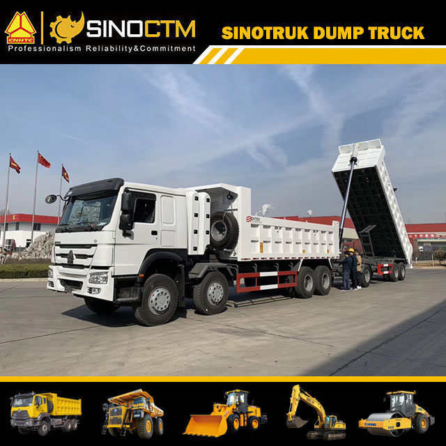 Tandem Simple Carrying Dump Truck