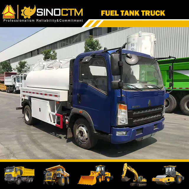 Low Profile Hydraulic Fuel Tank Truck For Oil Delivery