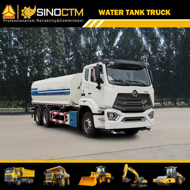 Poly Water Tank Truck For Road With Gasoline Water Pump