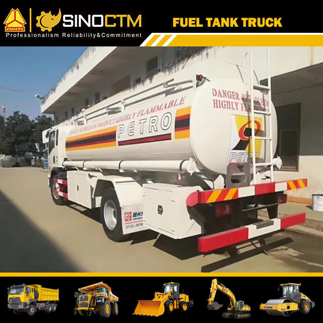 Long Range Aluminum Fuel Tank Truck For Airport